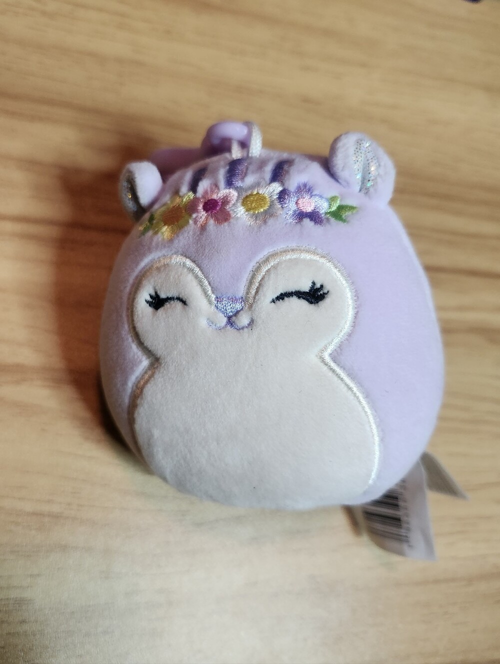 Plush Lavender Animal Clip